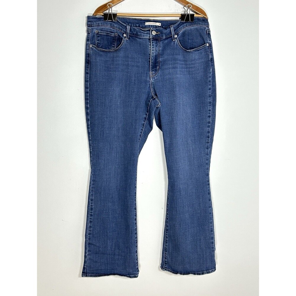 Levi's Classic Bootcut Jeans Womens 16M W33 L32 Medium Wash Stretch Denim